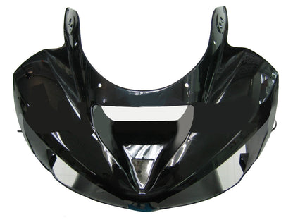 Amotopart 2003-2004 Kawasaki ZX6R Cladding Black Kit