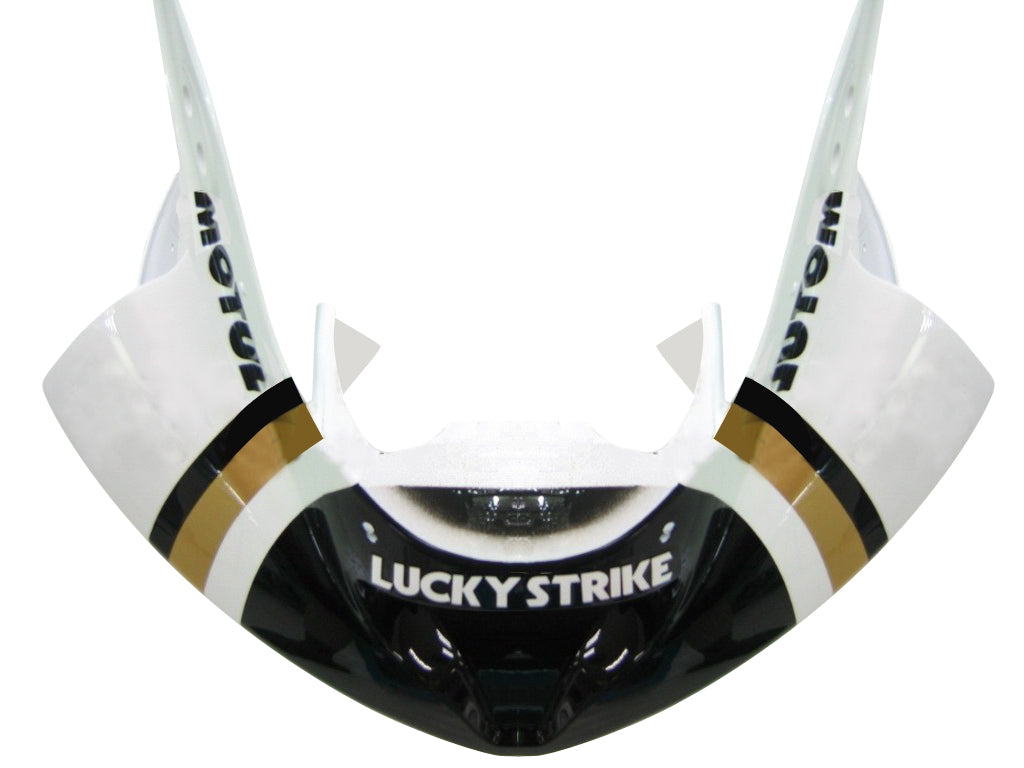Carene 2003-2004 Kawasaki ZX6R 636 Bianco Nero Lucky Strike Racing Generico