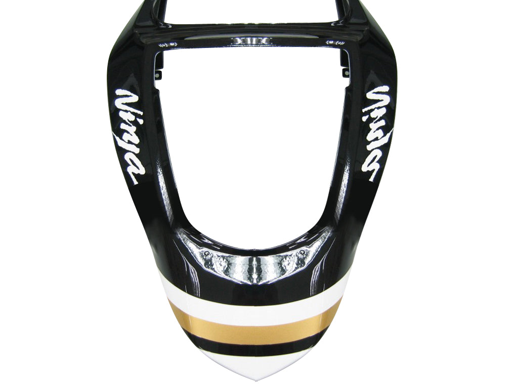 Carene 2003-2004 Kawasaki ZX6R 636 Bianco Nero Lucky Strike Racing Generico