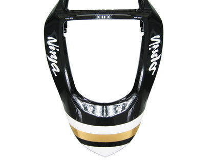 Carene 2003-2004 Kawasaki ZX6R 636 Bianco Nero Lucky Strike Racing Generico