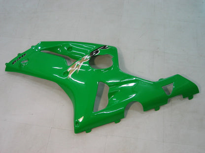 Amotopart 2003-2004 Kawasaki ZX6R Cladding Green Kit