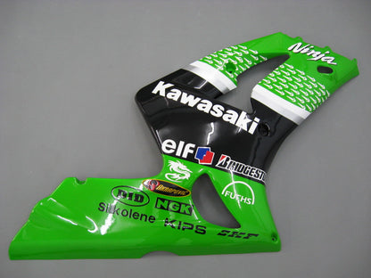 Carene 2003-2004 Kawasaki ZX6R 636 Verde Nero No.56 ELF Generico