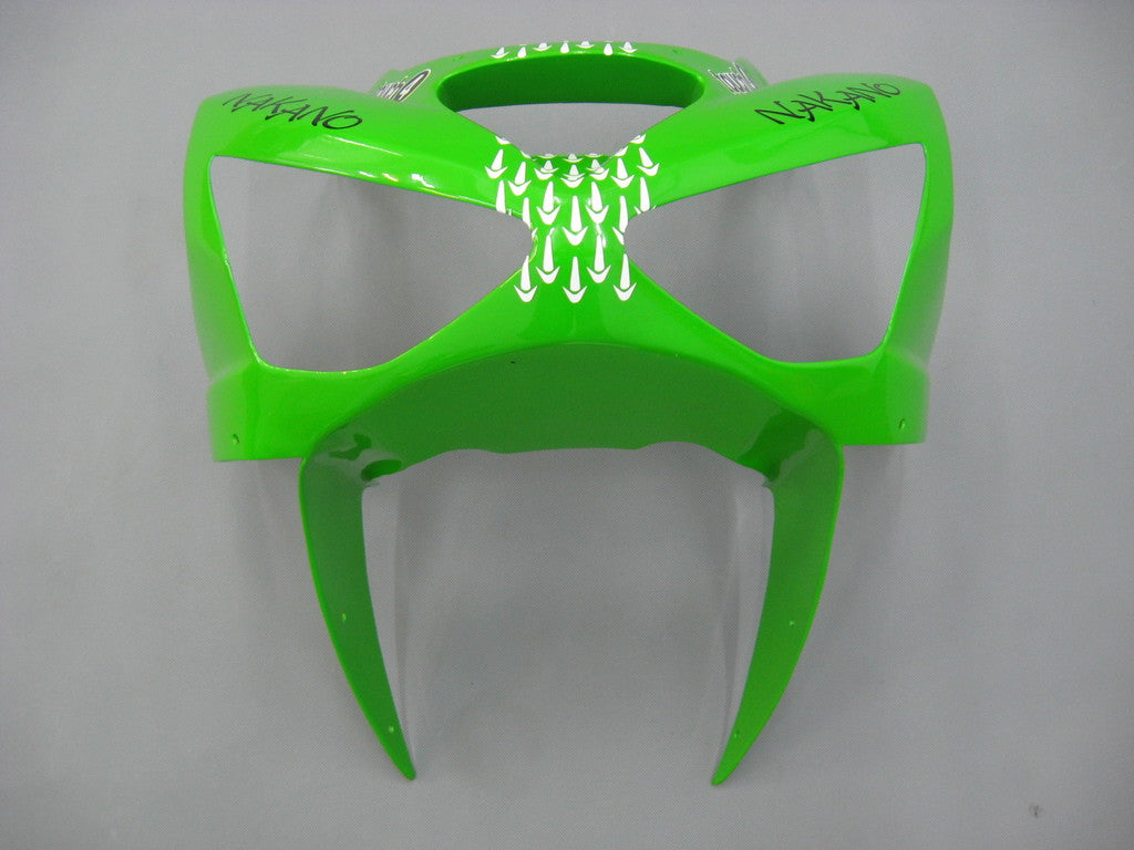 Carene 2003-2004 Kawasaki ZX6R 636 Verde Nero No.56 ELF Racing Generico