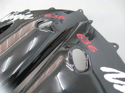 Carene 2003-2004 Kawasaki ZX6R 636 Black West Ninja Generico