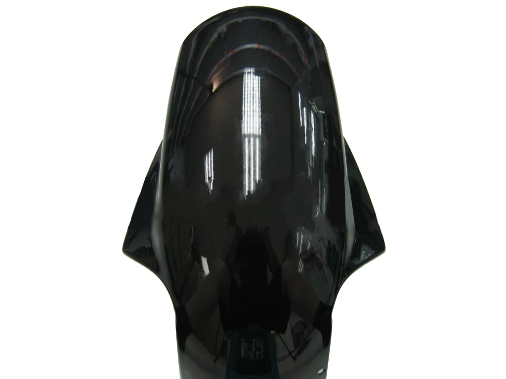 Carene 2003-2004 Kawasaki ZX6R 636 Black &amp; Blue Flame Ninja Racing Generico