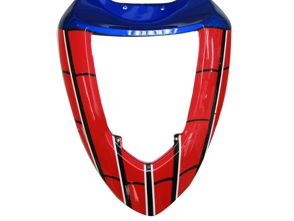 Carene 2005-2006 Kawasaki ZX6R 636 Red &amp; Blue Spider Man Racing Generico