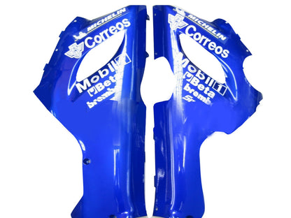 Carene 2005-2006 Kawasaki ZX6R 636 Blu Bianco West Racing Generico