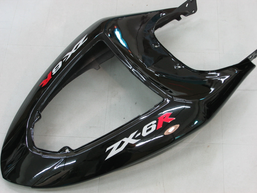 Carene 2005-2006 Kawasaki ZX6R 636 Nero ZX6R Racing Generico