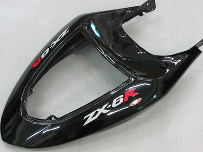 Carene 2005-2006 Kawasaki ZX6R 636 Nero ZX6R Generico