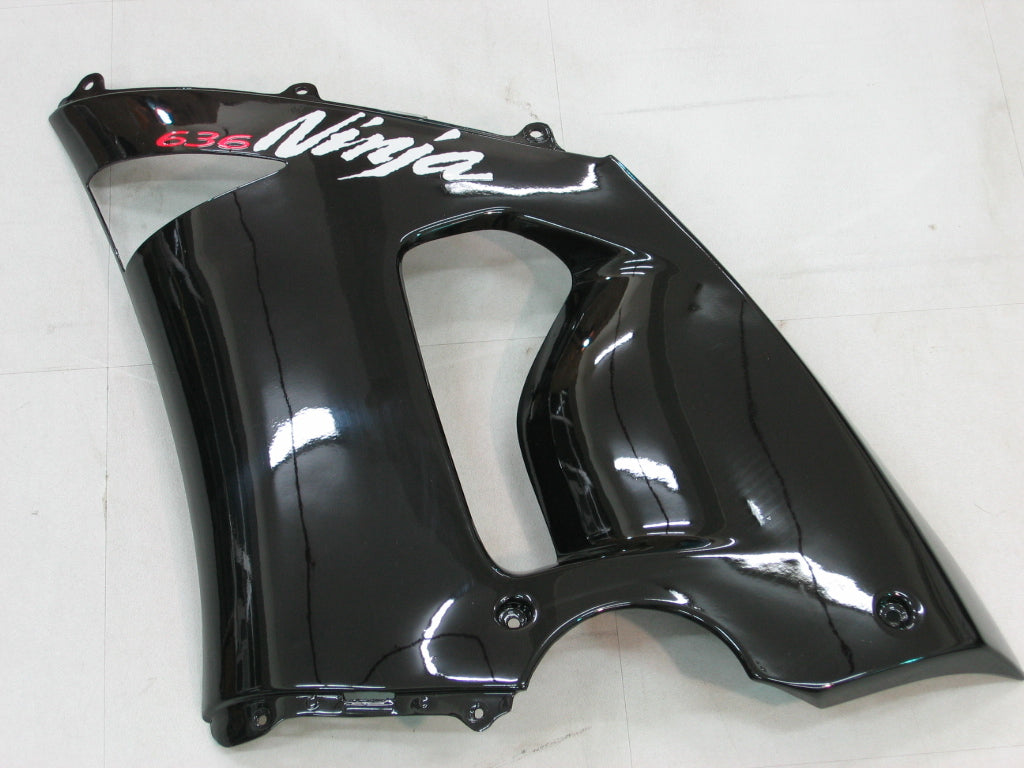 Carene 2005-2006 Kawasaki ZX6R 636 Nero ZX6R Racing Generico