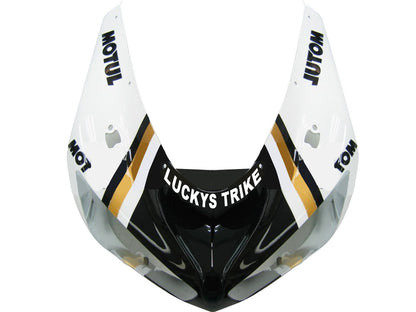 Carene 2005-2006 Kawasaki ZX6R 636 Nero Bianco Lucky Strike Ninja Generico