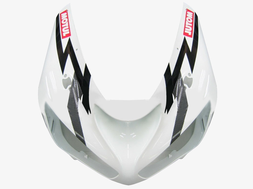 Carene 2005-2006 Kawasaki ZX6R 636 Bianco Nero Corona Generico