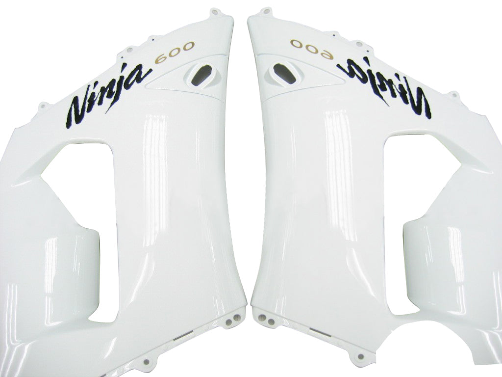 Carene 2005-2006 Kawasaki ZX6R 636 Bianco ZX6R Ninja Generico