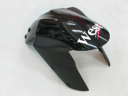 Carene 2005-2006 Kawasaki ZX6R 636 Nero Bianco West ZX6R Racing Generico