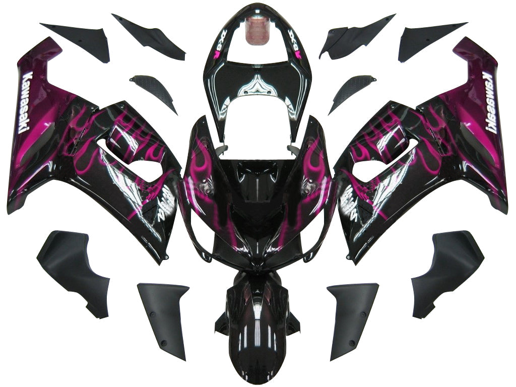 Generic Fit For Kawasaki ZX6R 636 (2005-2006) Bodywork Fairing ABS Injection Molded Plastics Set 28 Style