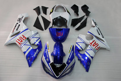 Carene 2005-2006 Kawasaki ZX6R ZX636 Blu Bianco FIAT Racing Generico