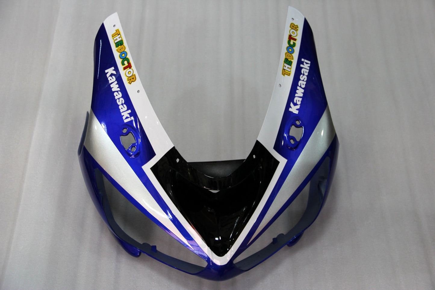 Carene 2005-2006 Kawasaki ZX6R ZX636 Blu Bianco FIAT Racing Generico