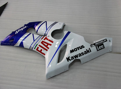 Carene 2005-2006 Kawasaki ZX6R ZX636 Blu Bianco FIAT Generico