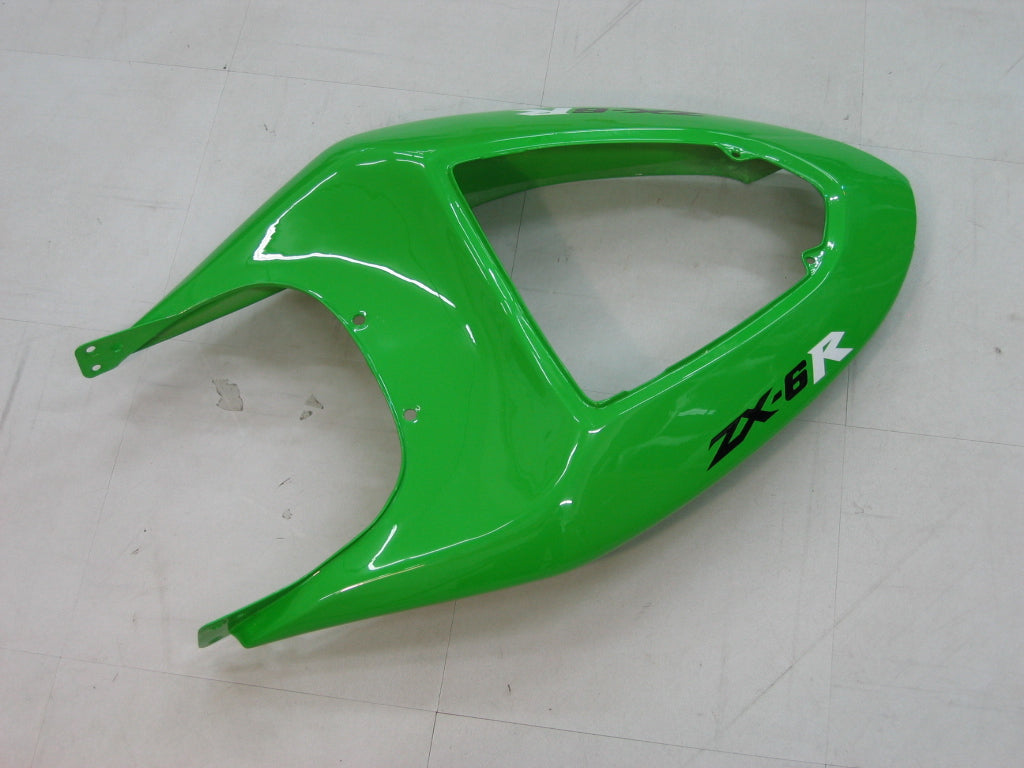 Carene 2005-2006 Kawasaki ZX6R 636 Verde Nero Ninja Racing Generico