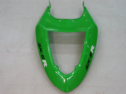 Carene 2005-2006 Kawasaki ZX6R 636 Verde Nero Ninja Racing Generico