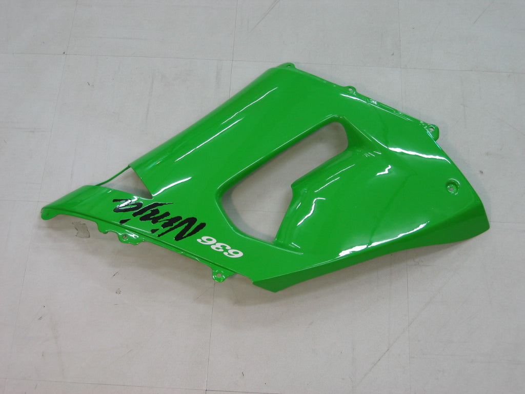 Carene 2005-2006 Kawasaki ZX6R 636 Verde Nero Ninja Racing Generico