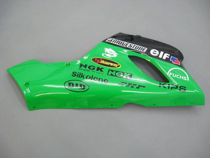 Carene 2005-2006 Kawasaki ZX6R 636 Verde Nero No.56 Nakano Racing Generico