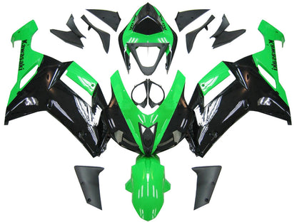 Carene 2007-2008 Kawasaki ZX6R ZX636 Verde Nero Ninja ZX6R Generico