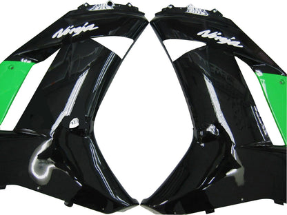 Carene 2007-2008 Kawasaki ZX6R ZX636 Verde Nero Ninja ZX6R Racing Generico