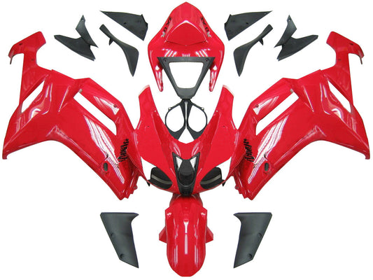 Carene 2007-2008 Kawasaki ZX6R ZX636 Rosso Ninja ZX6R Racing Generico