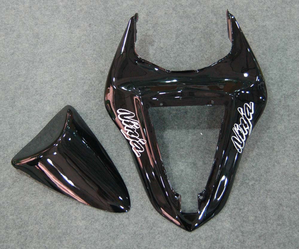 Amotopart 2007-2008 ZX6R Kawasaki Cladding Black Kit