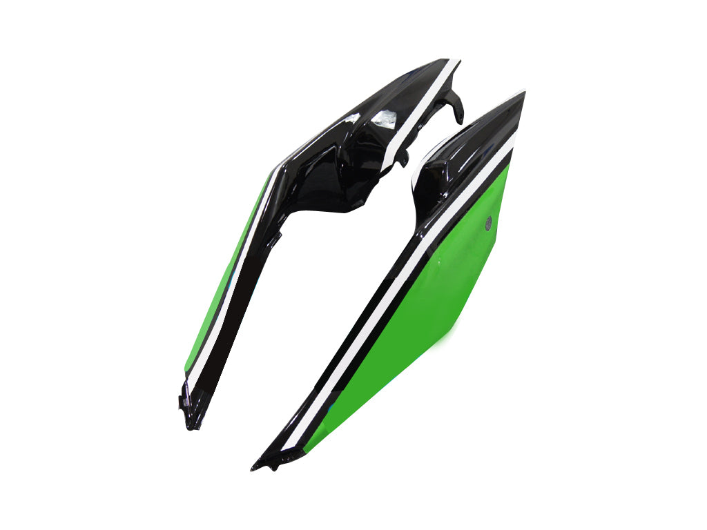 2009-2012 Carene Kawasaki ZX6R ZX636 Verde Bianco Nero Ninja Racing Generico