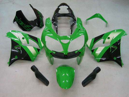 Carene 2000-2001 Kawasaki ZX 9R Verde Nero ZX9R Racing Generico