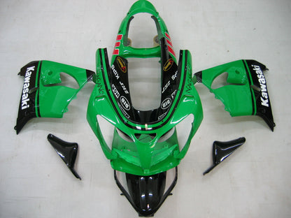 Carene 2000-2001 Kawasaki ZX 9R Verde Nero No.14 ZX9R Racing Generico