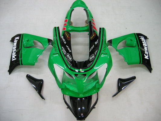 Carene 2000-2001 Kawasaki ZX 9R Verde Nero No.14 ZX9R Racing Generico