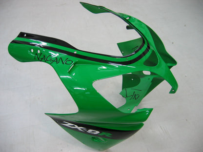 Carene 2000-2001 Kawasaki ZX 9R Verde Nero No.14 ZX9R Racing Generico