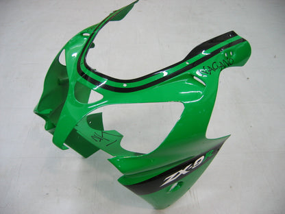 Carene 2000-2001 Kawasaki ZX 9R Verde Nero No.14 ZX9R Racing Generico
