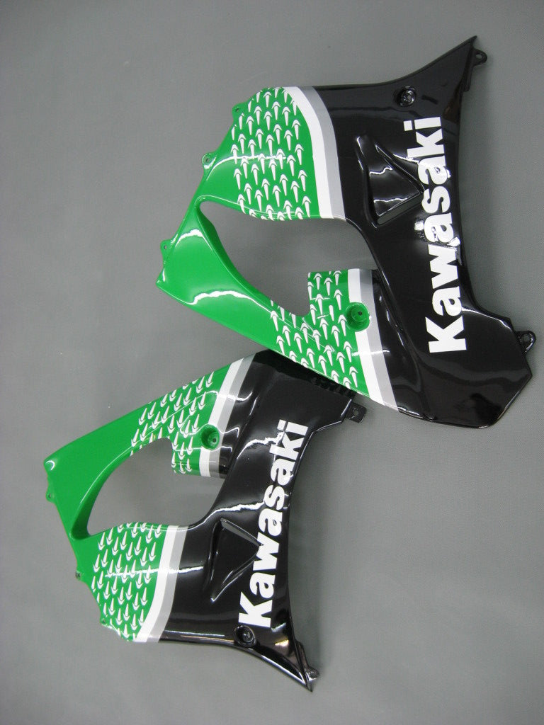 Carene 2000-2001 Kawasaki ZX 9R Verde Nero No.56 Nakano Generico