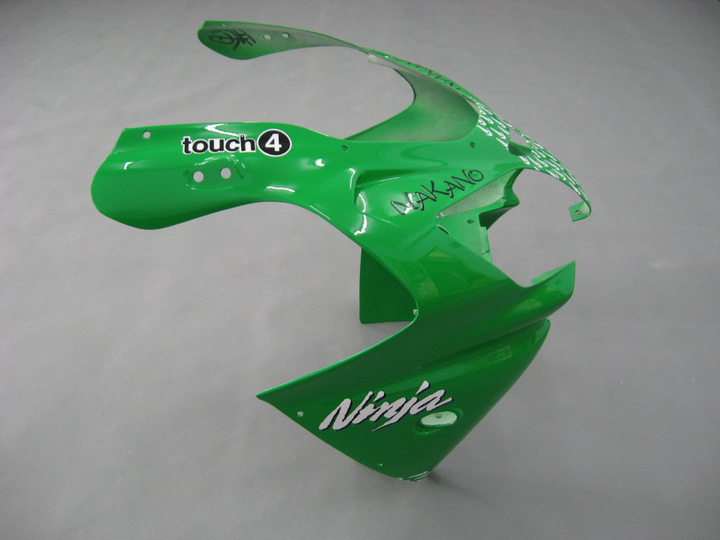 Carene 2000-2001 Kawasaki ZX 9R Verde Nero No.56 Nakano Generico