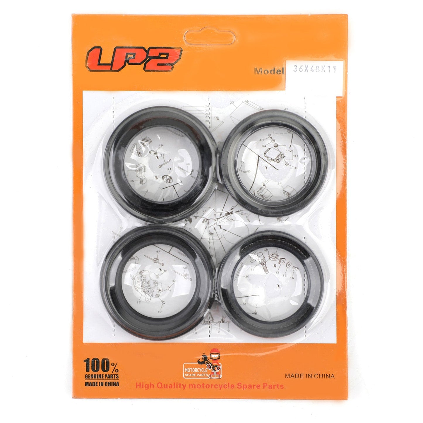 Kawasaki EL EN EX EL450 EL250 EN500 85-07 Kit paraolio paraolio forcella anteriore