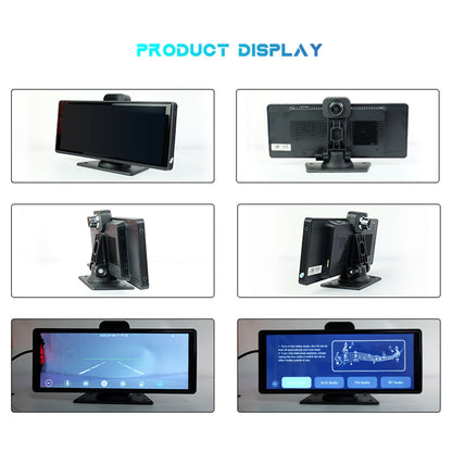 Monitor Smart Screen DVR da 10,26 pollici in formato NTSC per autobus per camion camper + telecamera di retromarcia