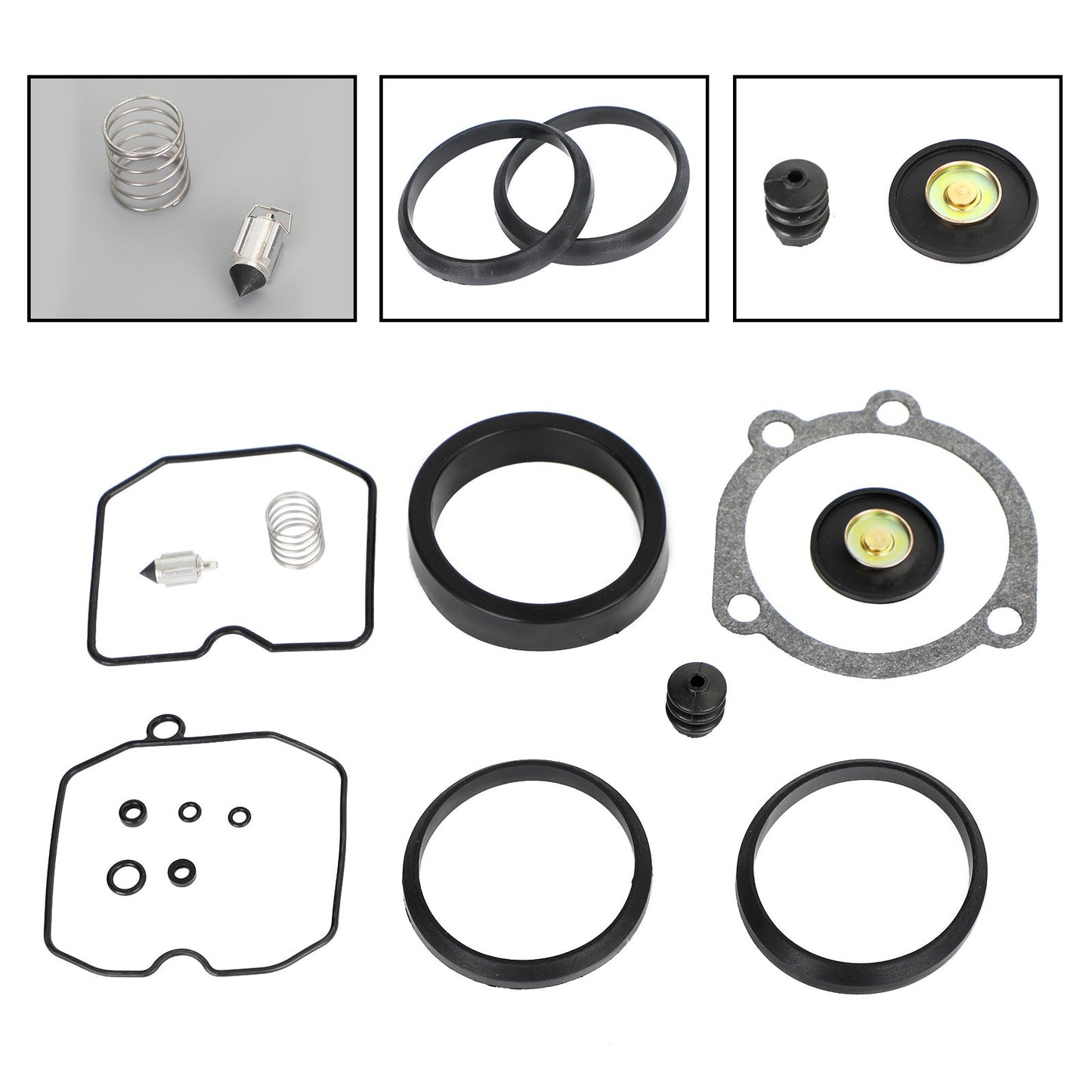 Carburatore Carb Rebuild Kit adatto per CV Type 1990-Up XL 883 1200 Softail Dyna Generic