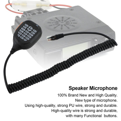 Altoparlante Mic Microfono Per Bj-218 Bj-318 Bj-282 25W Dual Band Mini Mobile Radio