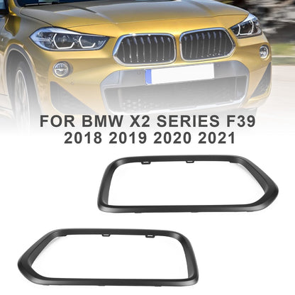 2018-2021 BMW X2 Serie F39 Rivestimento telaio griglia paraurti anteriore nero opaco