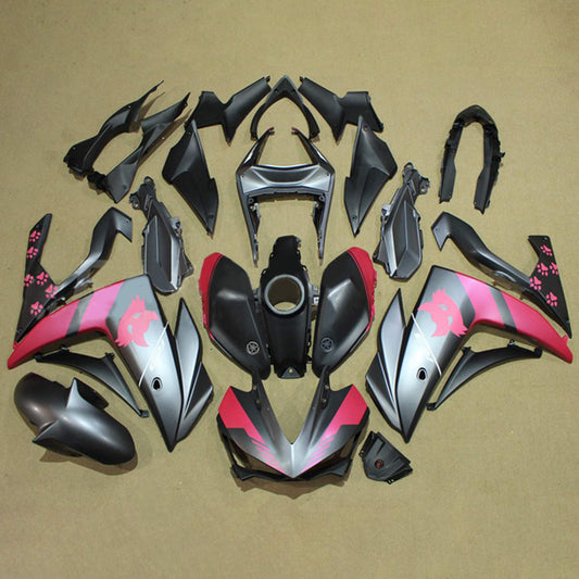 Amotopart Sales Ski Yamaha 2014-2018 YZF R3 e 2015-2017 YZF R25 Kit di carenatura rosa nero