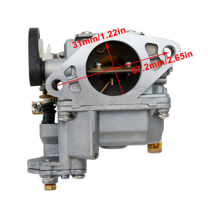 Carburatore Carb adatto per motore per barche con avviamento elettrico Yamaha F15 a 4 tempi