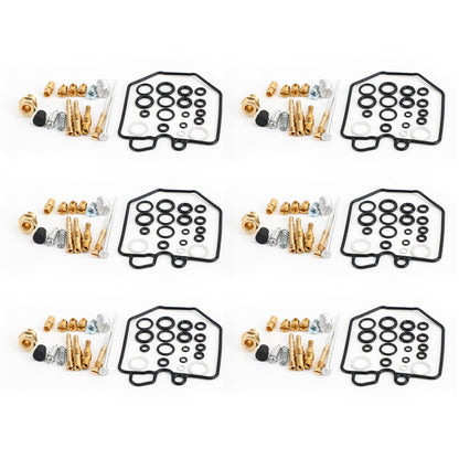 6x KIT RICOSTRUZIONE RIPARAZIONE CARBURATORE CARBURATORE Per HONDA CBX1000 CBX 1000 CBX1050 1978-1983 Generico