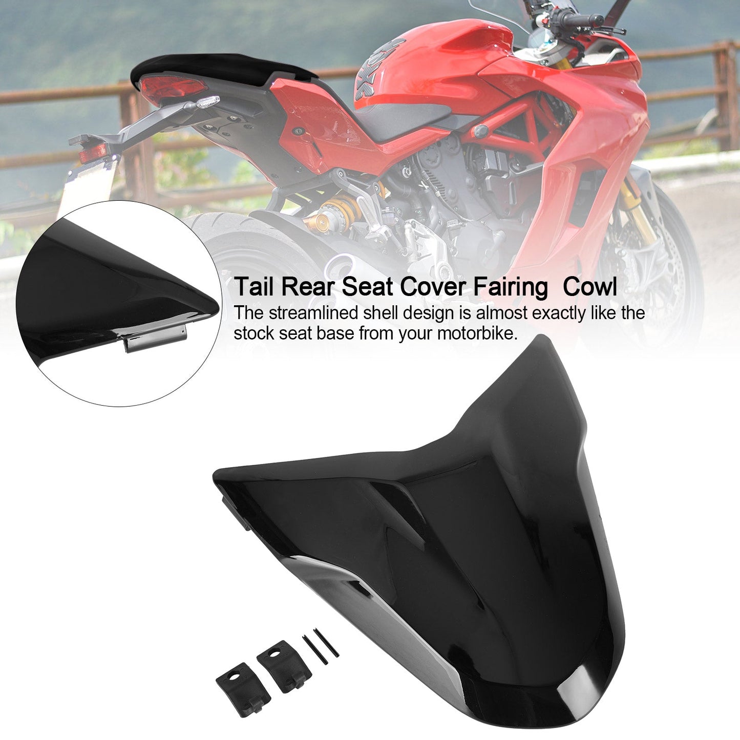Coda posteriore coprisedile cupolino per DUCATI Supersport 939 950 tutto l"anno generico