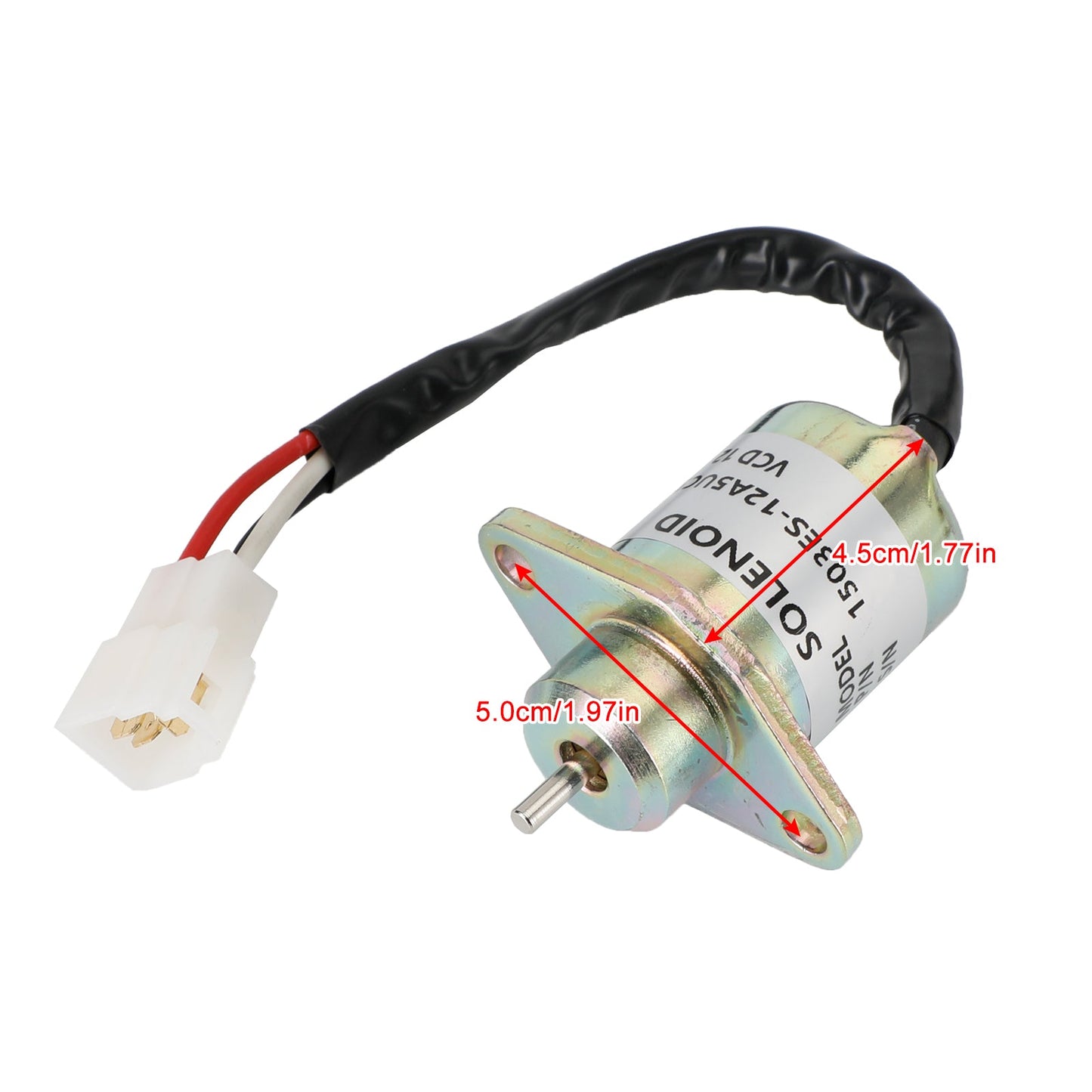 Solenoide di arresto del carburante 1503ES-12A5UC5S SA-4569-T per trattori Kubota B1700D B1700E