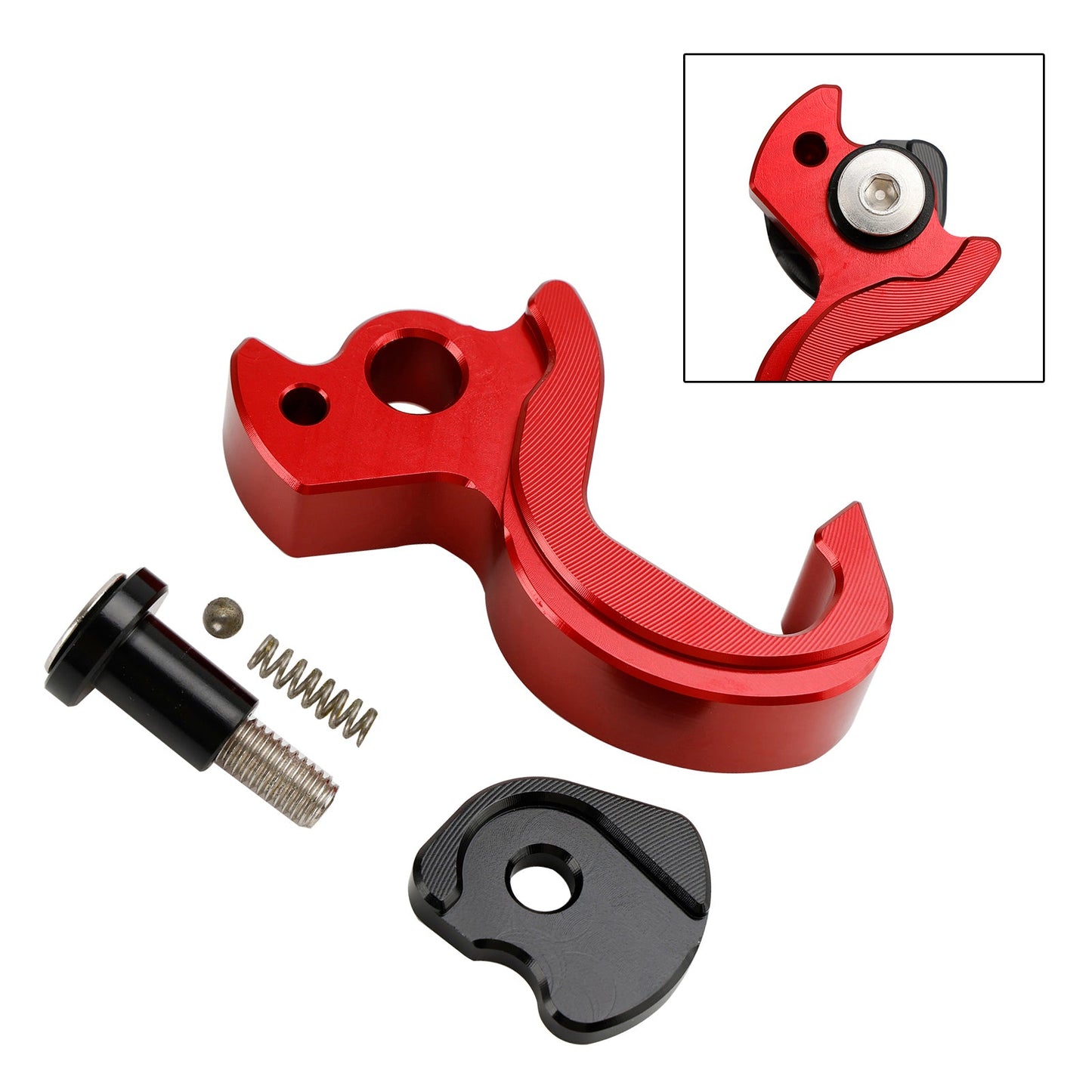 Staffa Ganci Porta Casco Yamaha Tricity 125 2014-2021 / 155 2016-2023 Rosso