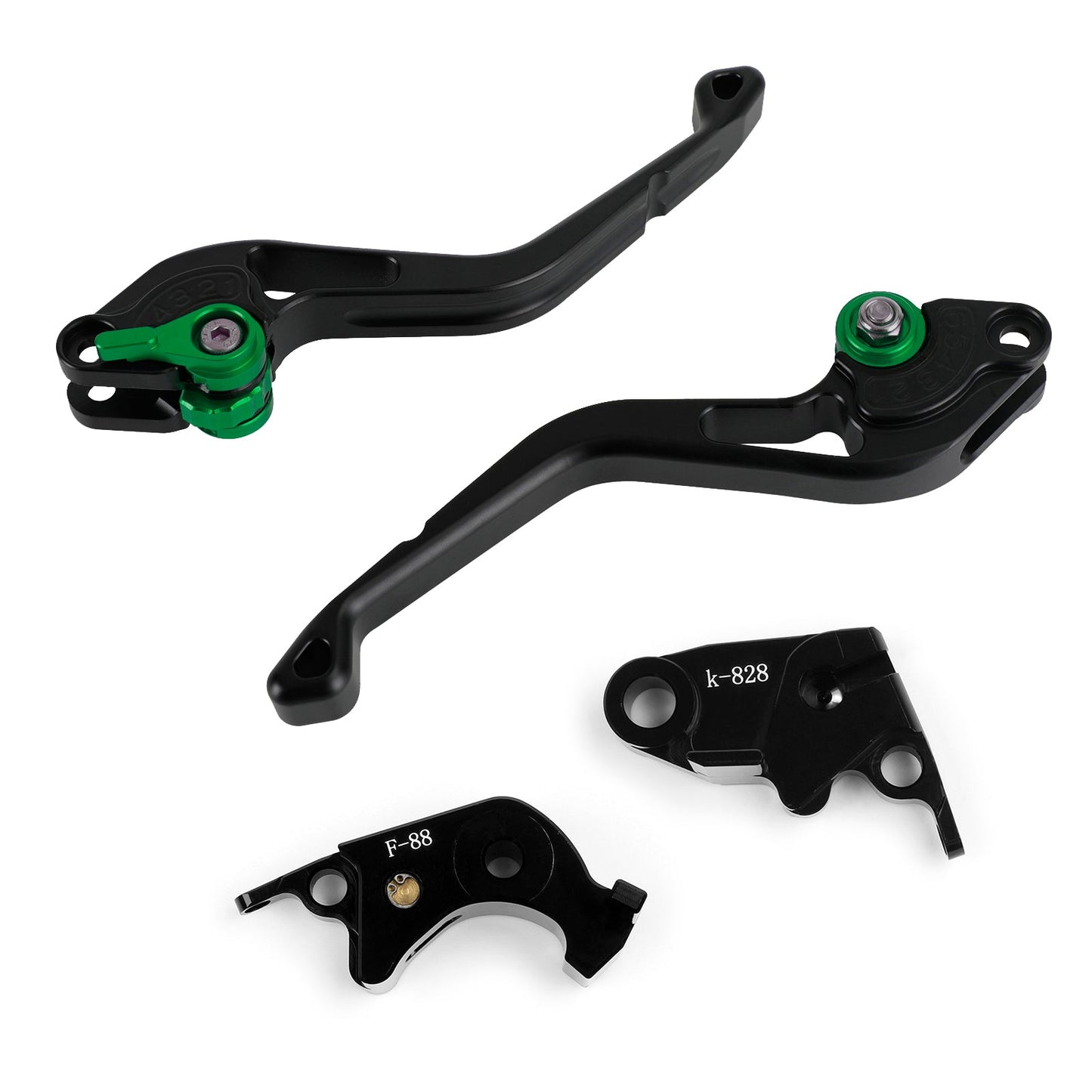 Kawasaki Z750R Z1000 ZX10R ZX6R/636 NEW Leva Freno Frizione Corta